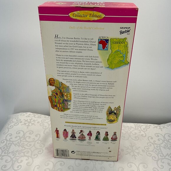 Ghanian Barbie #15303 Collector Edition Doll In Box - Picture 4 of 5